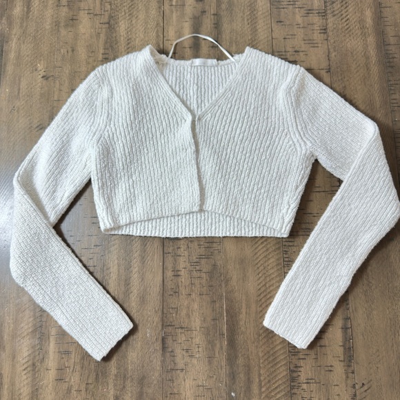 Mango White Knit Sweater - Picture 6 of 7